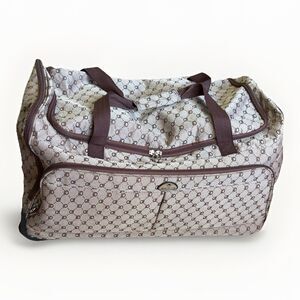 XL American Flyer Signature Rolling Duffel Bag 26” Travel Suitcase